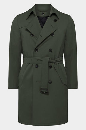Drake Trench Coat - Tech Olive