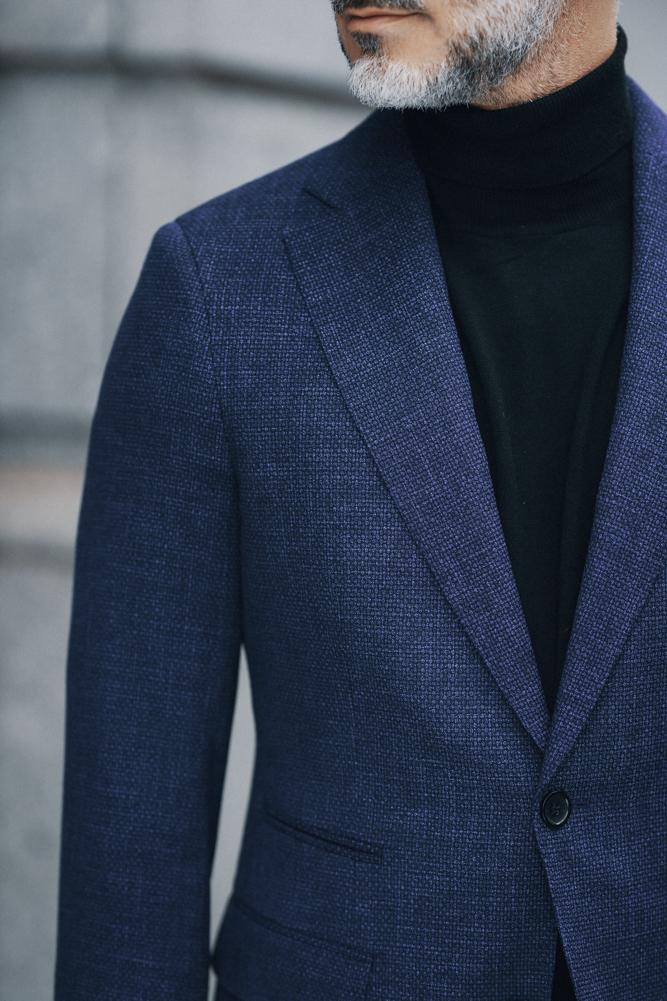 Greyson Suit - Blue Circle Stretch