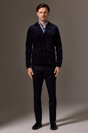 Freddy Chore Jacket - Navy Jumbo Corduroy