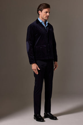 Freddy Chore Jacket - Navy Jumbo Corduroy