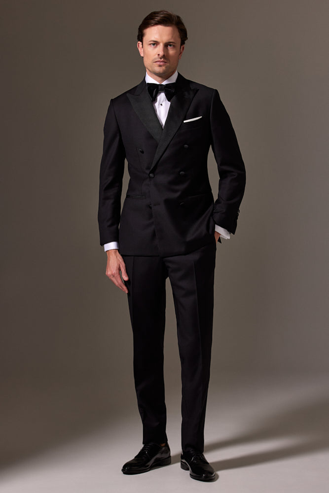 Men's Black Tie Tuxedos - Dinner Jackets & Suits