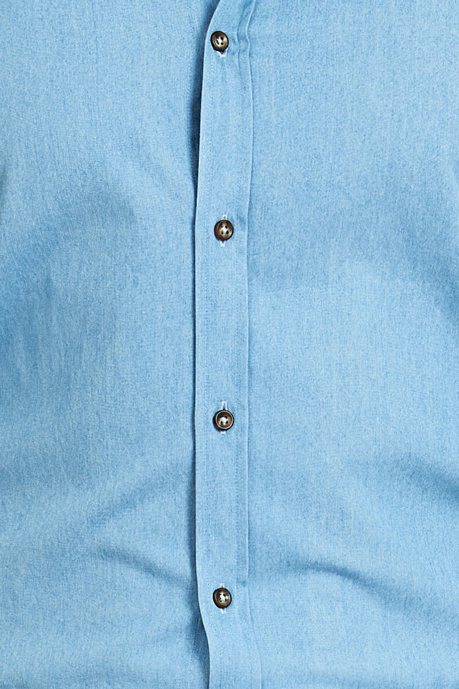 Ronan Super Lux (BC) Shirt - Lt Blue Denim Cotton