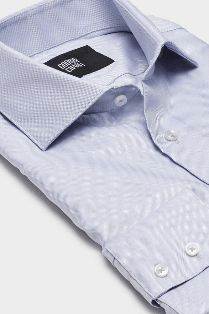 Pilot (BC) Shirt - Lt Grey Textured Cotton