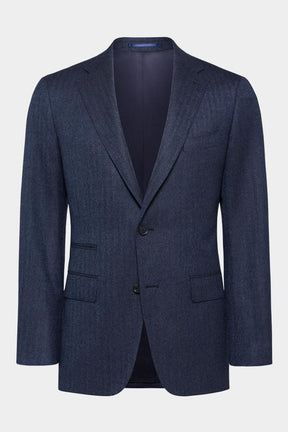 Greyson Suit - Navy Herringbone