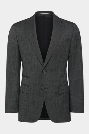 Greyson Suit - Black White Pin Dot