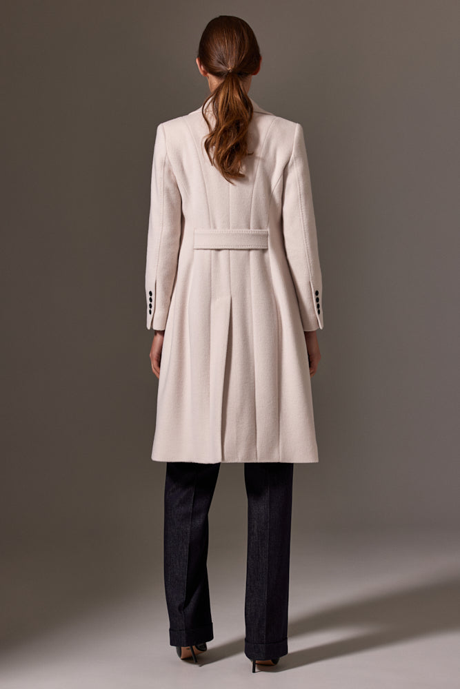 Sofia Coat 2 - Winter White Wool