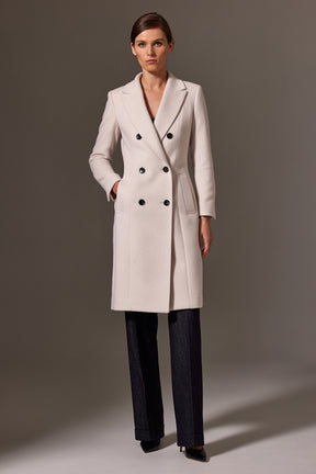 Sofia Coat 2 - Winter White Wool
