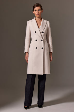 Sofia Coat 2 - Winter White Wool