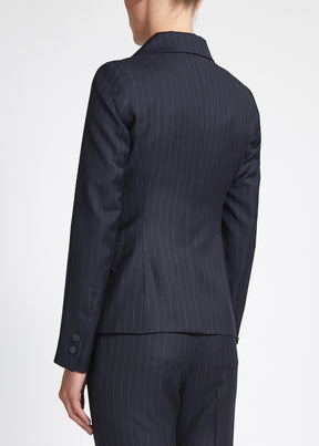 Ariana Jacket - Navy Chalk