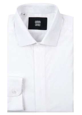 Lamarr Shirt - White Twill