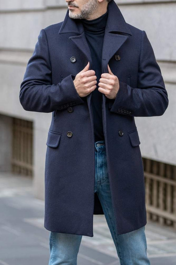 Sergeant Pea Coat - Navy Wool